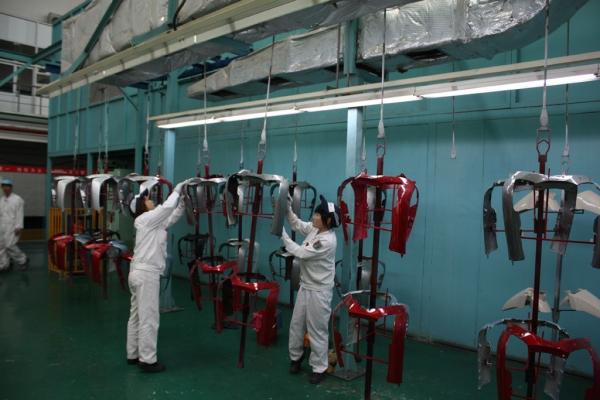 Automated Painting System Motorcycle Assembly Line Auto Production Line