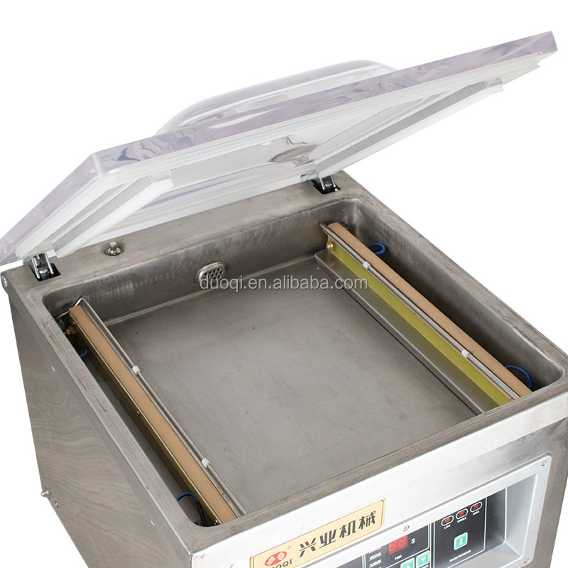 DUOQI DZ-360 Stand Type Double Sealing Bar Vacuum Packaging Machine 550610850 mm Size