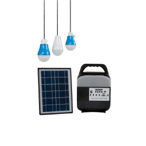 Portable 6 Volt Solar Home Lighting System Colorful Reading Lights With Solar