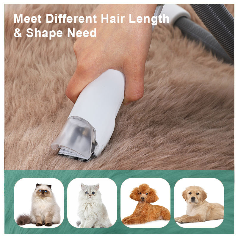 Electric Pet Grooming Kit Vacuum Cleaner with 2.5m Power Cord Outside