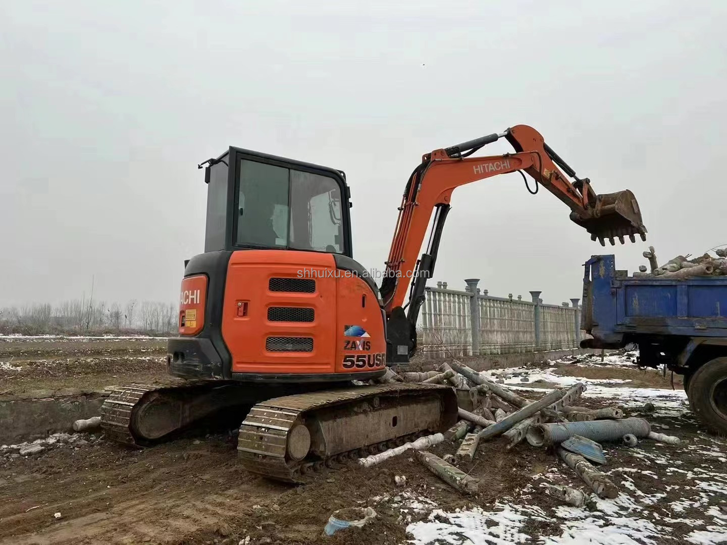 Hitachi hot sale Used mini digger Hitachi ZX55U Cheap price/Nice quality Hitachi ZX55U Second hand hydraulic crawler excavator