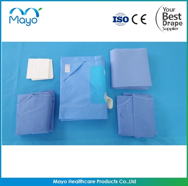 Sterile Disposable Surgical TUR Urology Drape Pack Urinary Drape
