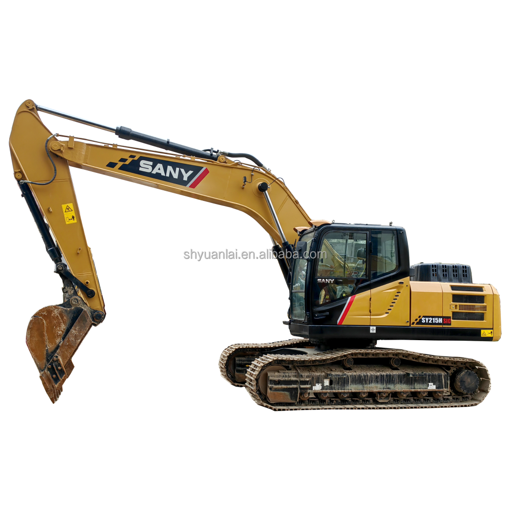 Sany SY215 Excavator With 0-2000 Working Hours And 0.93m3 Bucket Capacity