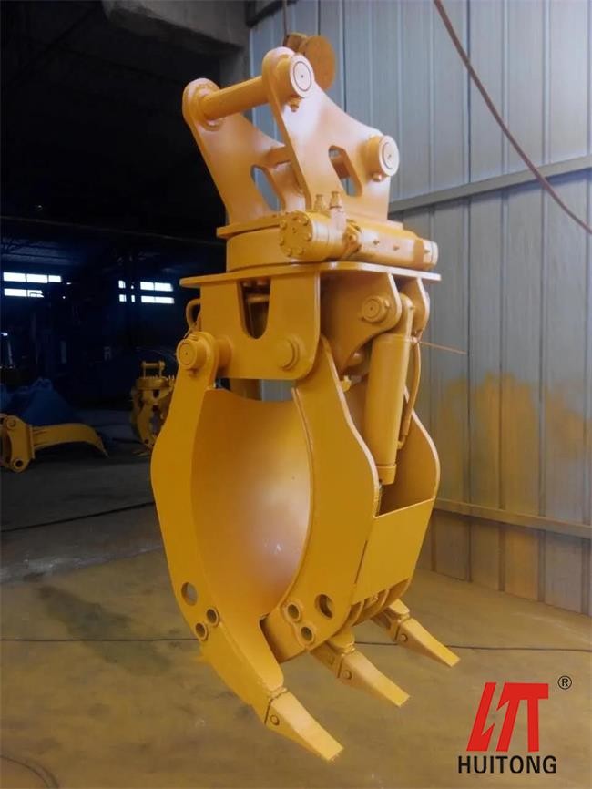 ISO9001 250kg Mechanical Grapple For Excavators Customizable