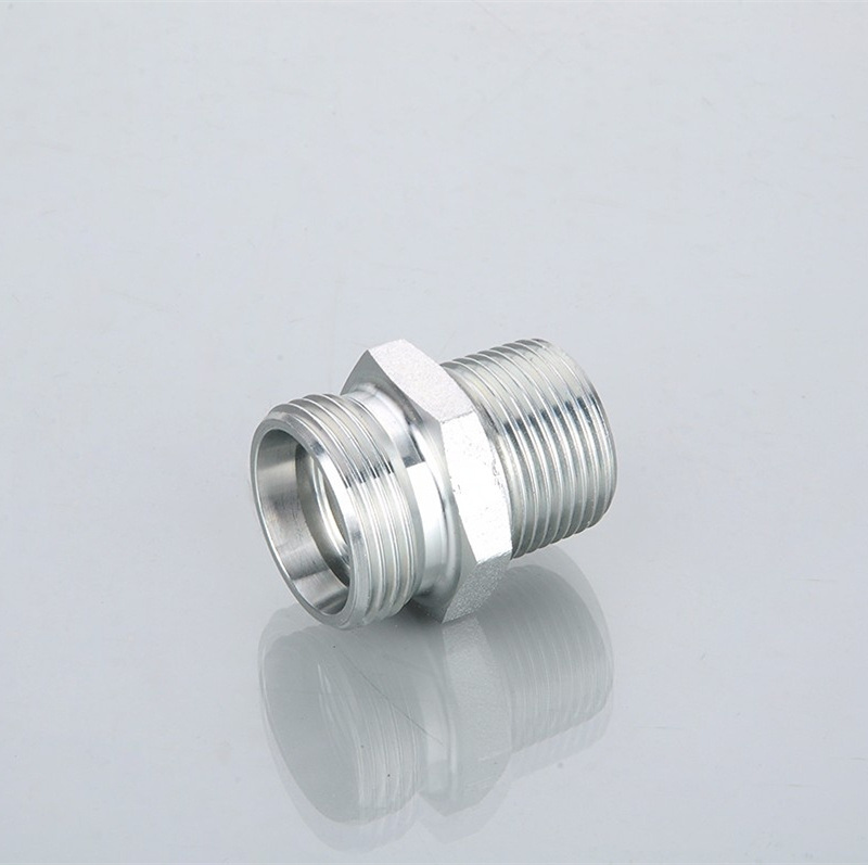 Export Thread Hose Connector Stainless Steel Hydraulic Hose Adapter Bsp Metric Adapter