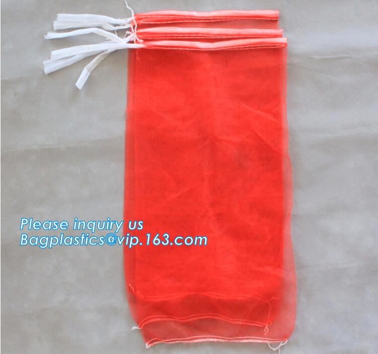Reusable Solid Shopping Bag String Grocery Bag Shopper Cotton Tote Mesh Net Woven Portable Durable Shopping, BAGEASE