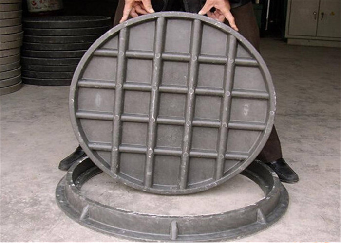High Security Round Inspection Cover Burglar Proof Outdoor Construction