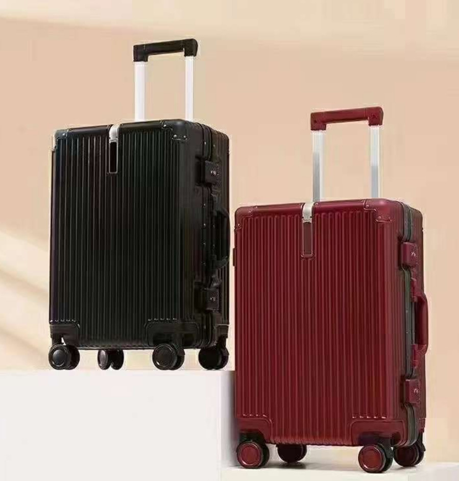 Scandinavian 22" Hard Case Baby Strollers Cardboard Suitcase Craft Aluminum Frame Luggage