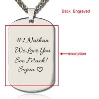 0.11oz 1.12in Custom Picture Pendant Necklace OEM Engraved Portrait Necklaces