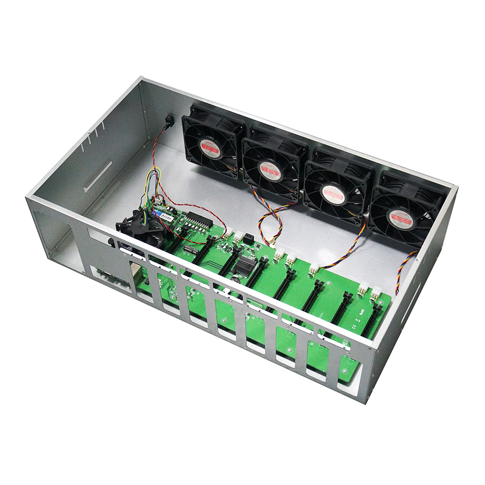 New GPU Server Machine 240MH/S Machine 8gpu motherboard B85 case gpu server case machine computer