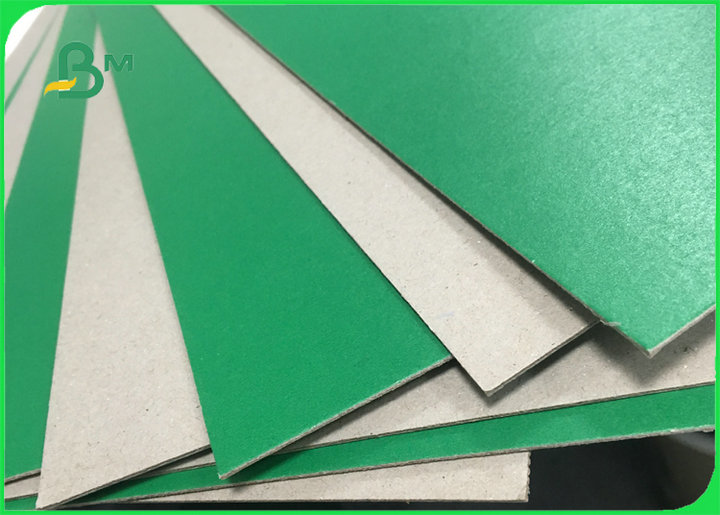 FSC Certificate Colored Green Book Binding Board Good Stiffness  Customized