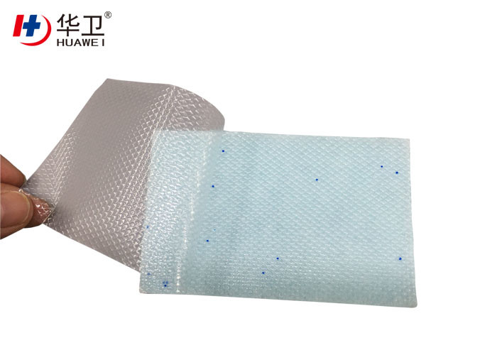 yellow and blue color cold hot 7*10cm 10*14cm hydrogel pain relief patch