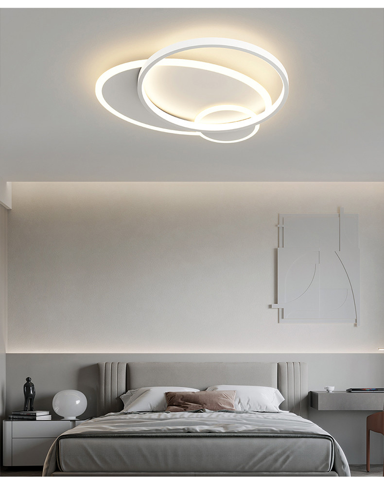 Modern Minimalist Ceiling Lights Living Room Art Bedroom Recessed White Ceiling Lamp(WH-MA-259)
