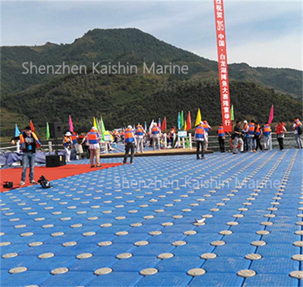 HDPE Material Marine Modular Floating Pontoon Dock Cube Floating Jet Ski Dock