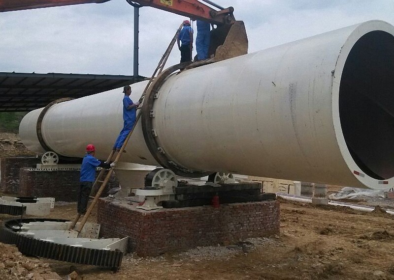 Industrial Drum Rotary Dryer High Beneficiation Efficient Low Power Consumption