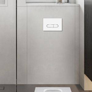 Rectangular In Wall Cistern with Antibacterial Properties and 3L/8.5L Water