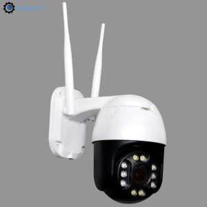 2.5 inch outdoor 5MP IR WIFI PTZ two way audio AI motion detection 5X zoom