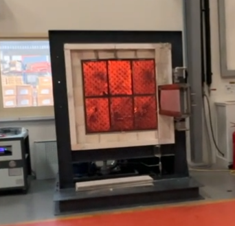 BS476-7 380V Fire Testing Equipment With 32.5kw/M2 Radiation Intensity