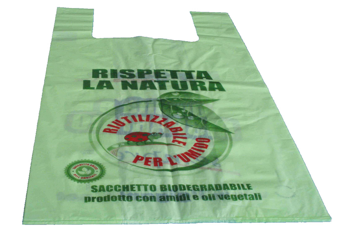 Heavy Duty Plastic Shopping Bags With Handles , Custom Plastic Grocery Bags