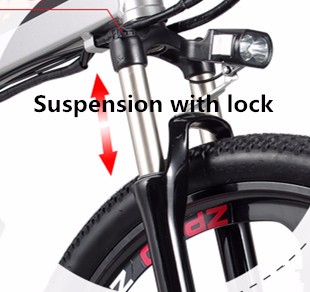 E-bicycle 26 Inch 48V 250W 350W Electric Mountain Bike With Integrated Wheel 10.4AH Hidden Battery E-bicycle