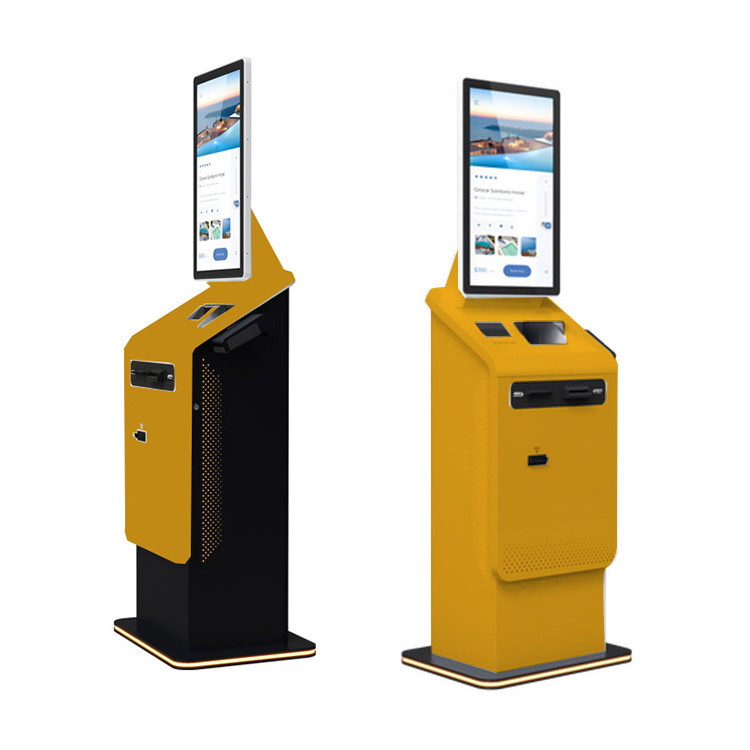 Self Service Kiosk Floor Stand Touch Screen Automatic Cash Currency Exchange Self Service Payment Terminal Kiosk