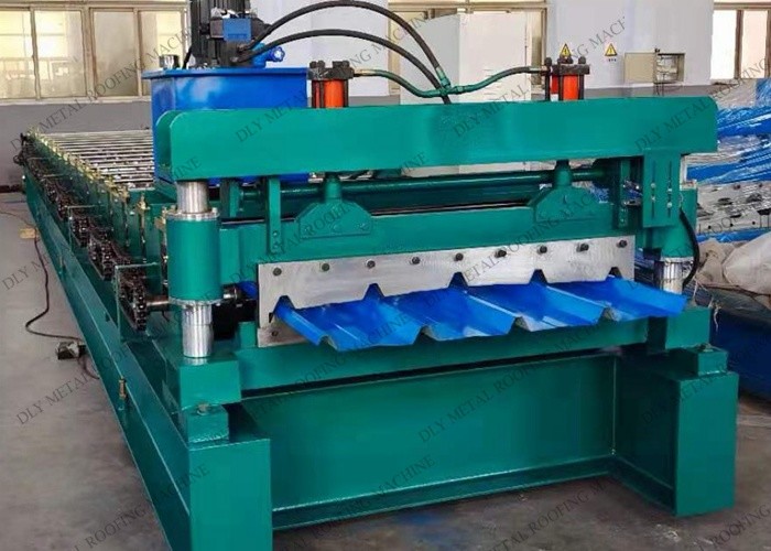 1250mm Trapezoidal Roll Forming Machine 7.8T Steel Sheet Making Equipment