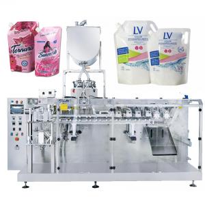  Liquid Detergent Filling Machine Laundry Detergent Spout Pouches Packaging Machine Manufactures