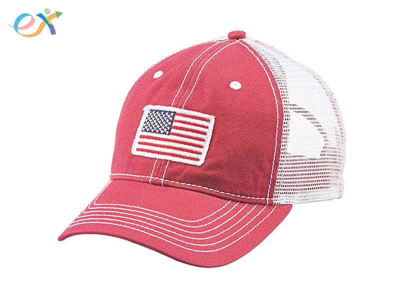 Beige Color Promotional Baseball Caps , Letter Embroidered Baseball Caps