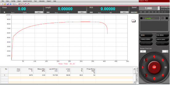 100KN High Precision Servo Controlled Universal Tensile Testing Machine for Materials Cyclic Test