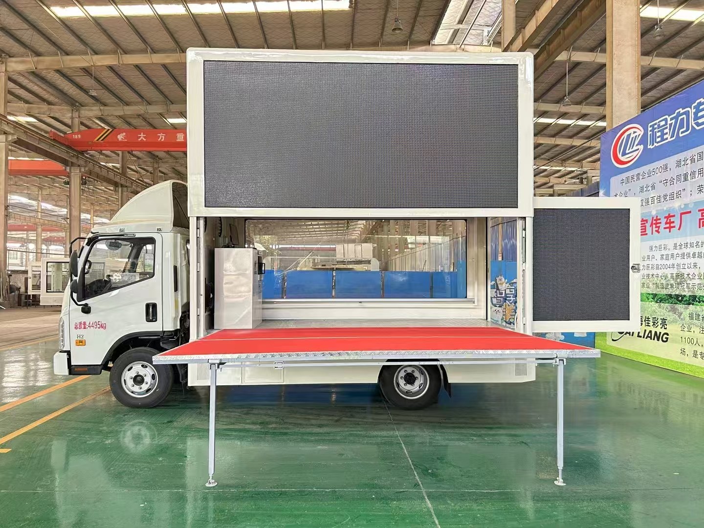 Foton 4X2 Mobile Led Truck Advertising Waterproof P4 P5 P6 Outdoor Vehicle Led Display