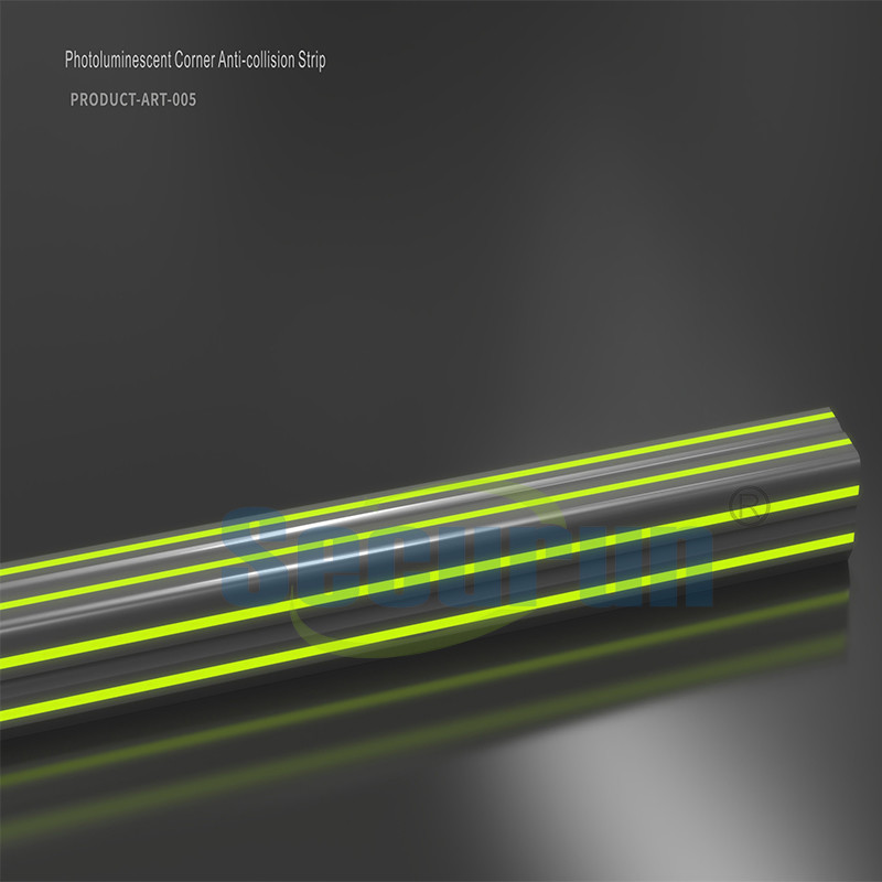 Self Adhesive Photoluminescent Safety Products Handrail Strips Glow In The Dark