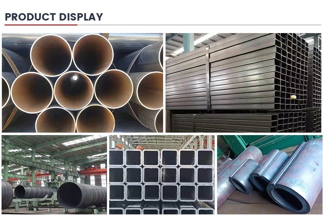 Q235 Q345 Q195 Ss400 A36 S235 Carbon Steel Pipe Standard Length ERW Welded Carbon Steel Round Tube