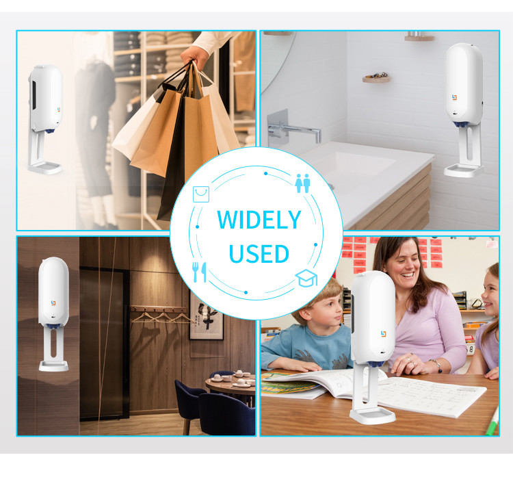 Intelligent Sensing 1100ml Hand Sanitizer Stand Two Power Supply