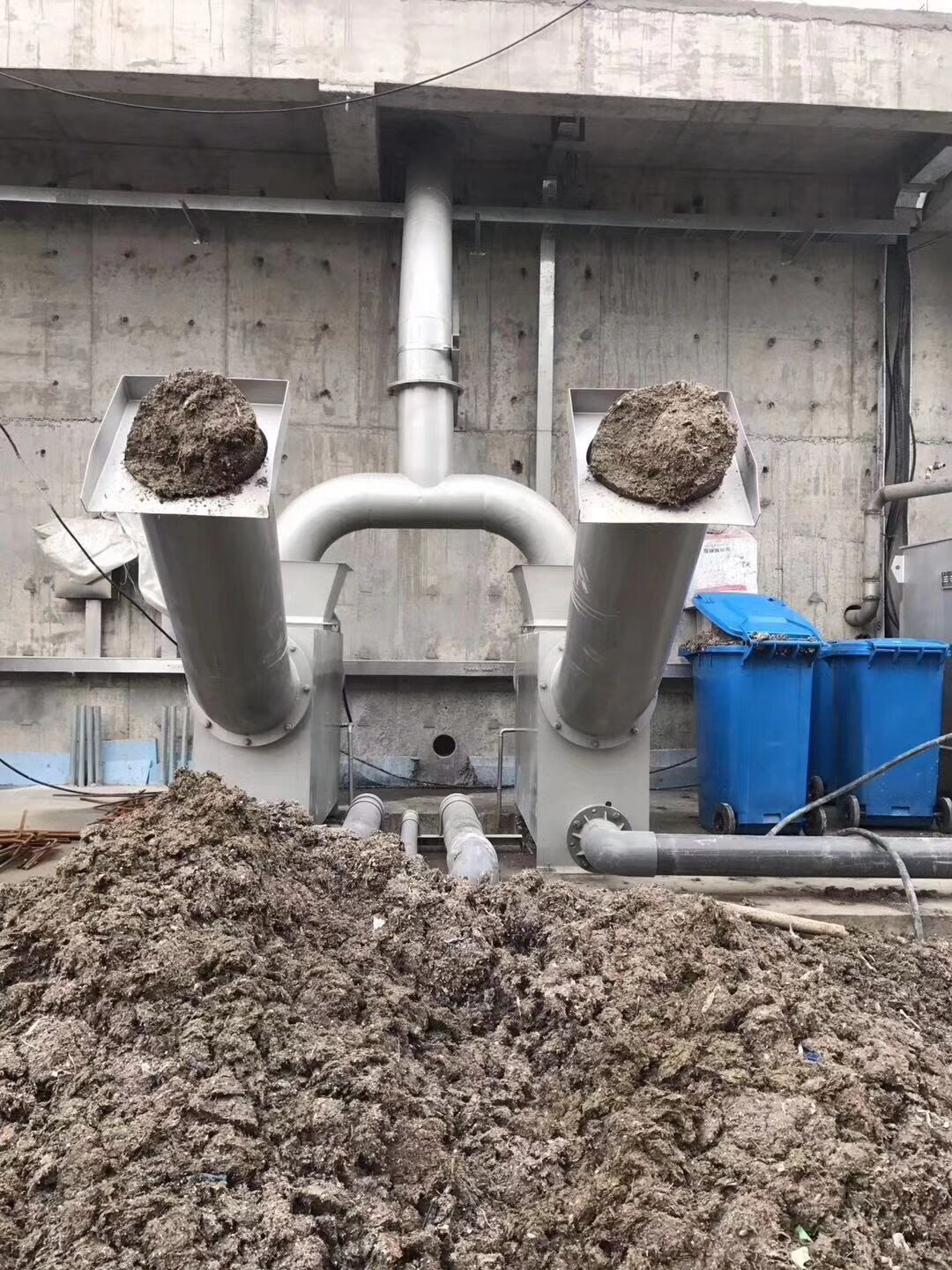 Silver Liquid Solid Separation Equipment Stainless Steel