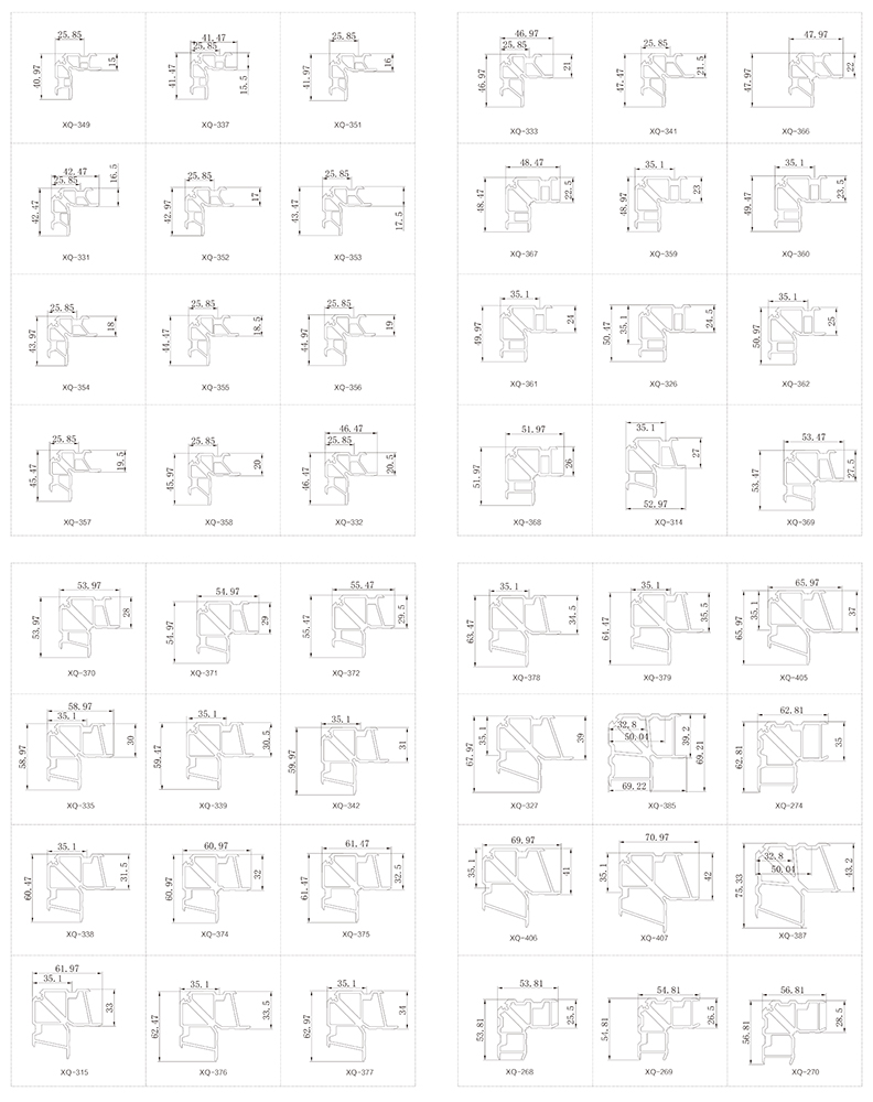 Mirror Frame Accessories OEM Corner Joint Made Of 6063-T5 Primary Aluminum For Design