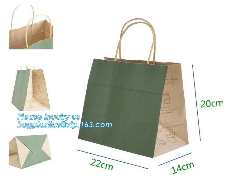 Customized Luxury Eco Retail Packaging , Gift Paper Bag Packaging