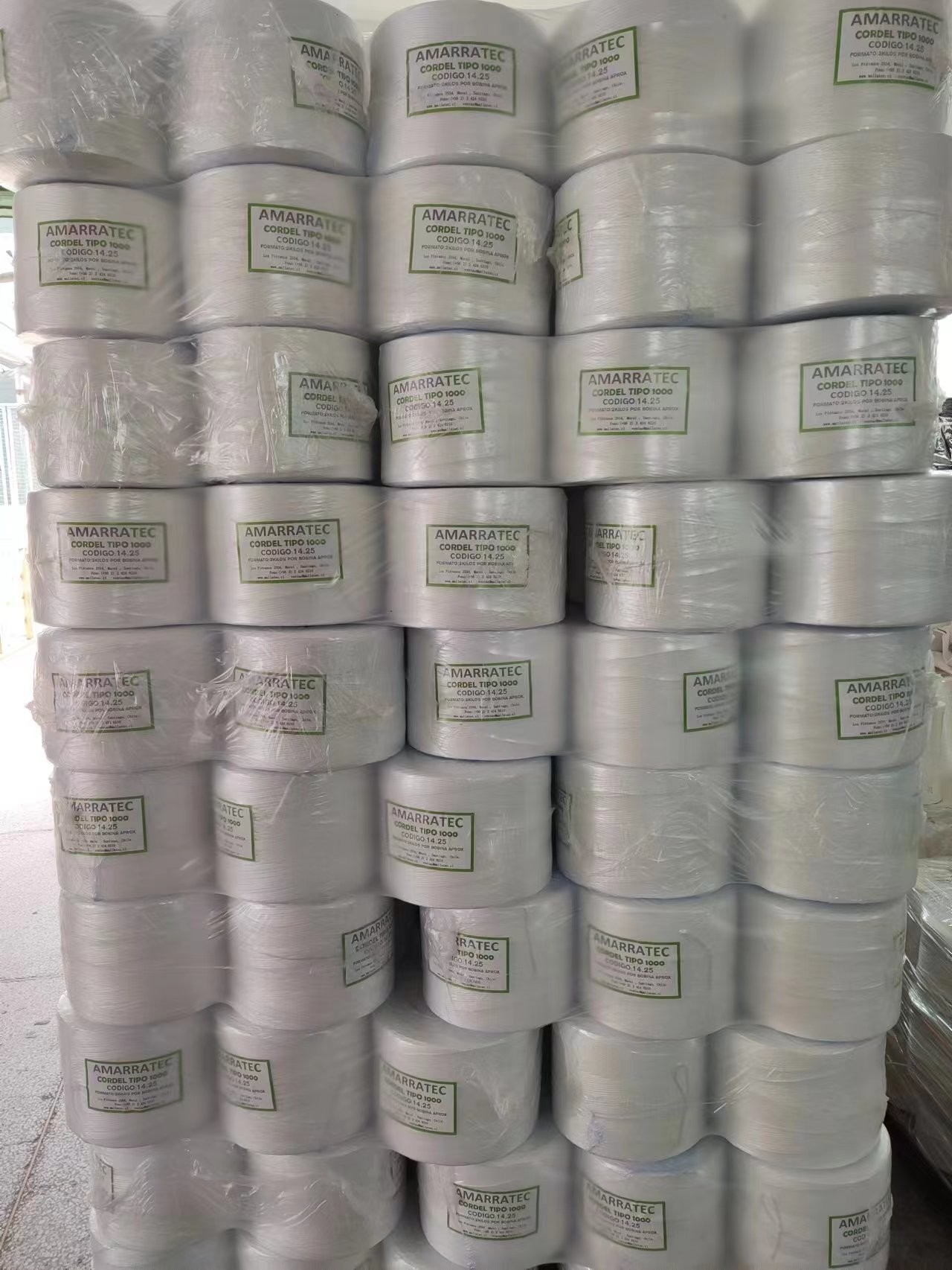 1200m/kg Split Film Yarn Tomato Hook Polypropylene Twine For Greenhouse Tomato Cultivation