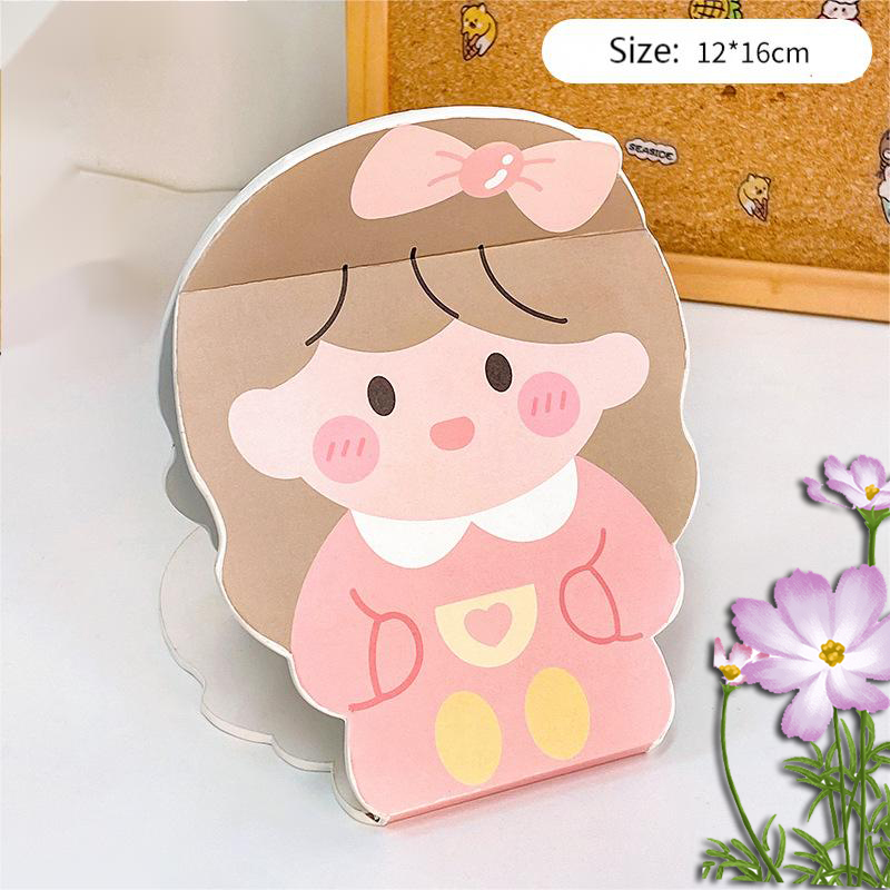 Extra LOGO Yes Heart Shaped Folding Travel Cosmetic House Decor Small Logo Mirror