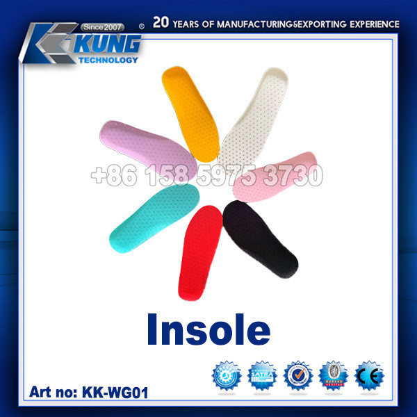 Practical Multicolor Hard Plastic Insoles , Odorless Custom Rubber Shoe Sole