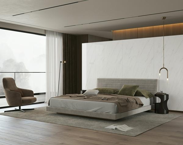 White 900x1800x9mm Antibacterial Scratch-Resistant Floor Outside Wall Glazed