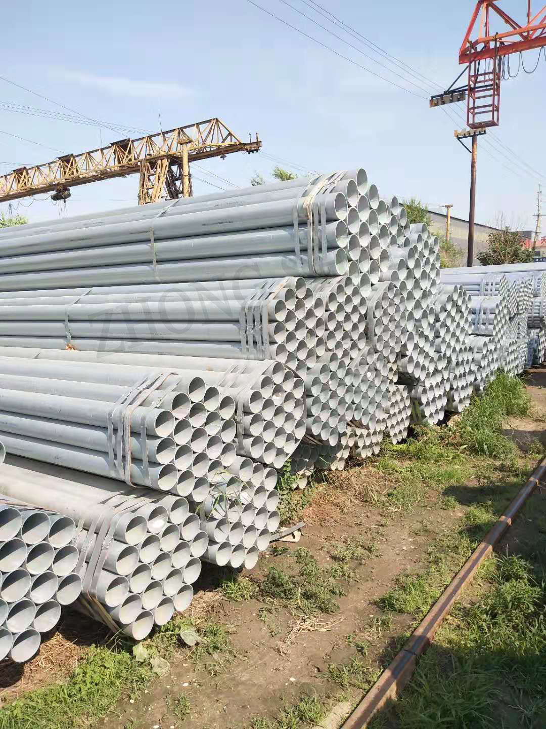 Hot Rolled Cold Rolled Q345 ERW GI Pipe Galvanized Iron Steel Pipe and Mild Carbon Steel Pipe Galva Steel Tubes