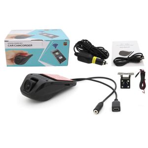 Wifi Car DVR Dash Camera Video Recorder Camcorder Dual Camera Lens Hidden Mini