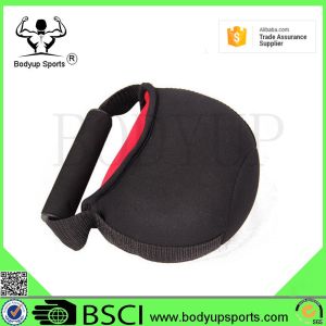 Long Service Life Kettlebell Exercise Equipment Neoprene Fabric With Sand