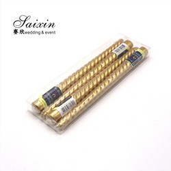 ZT-C012 High Quality Non Drip Taper Candle Handmade Custom Long Stick Flameless