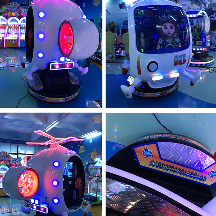 3D Extreme Amusement Park Flight Game Machine 360 Degrees Vertical