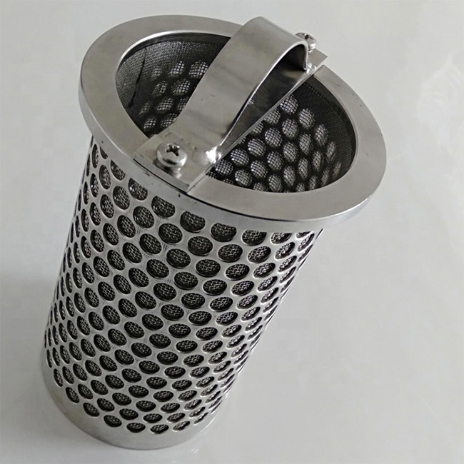304 316L Stainless Steel Mesh Filter Baskets With Excellent Corrosion Resistance