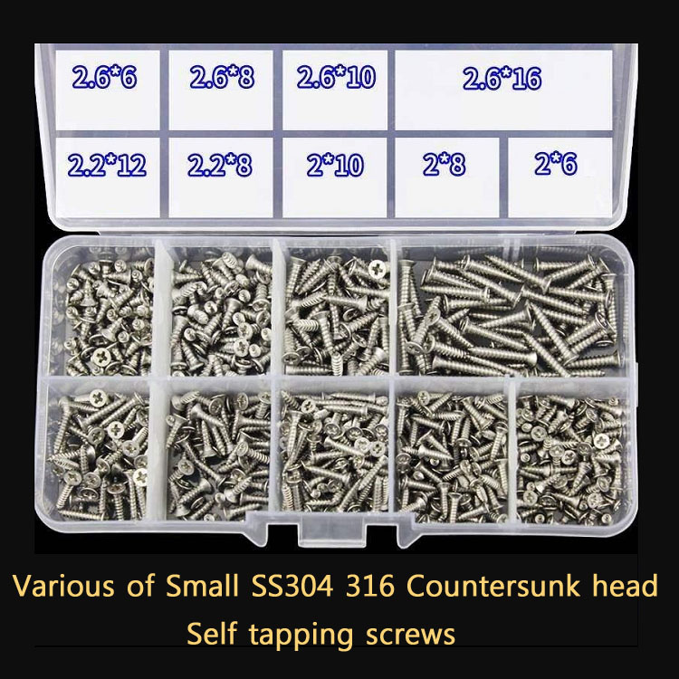 DIN7982 Galvanized Cross Countersunk Head Self Tapping Screw for General Industry