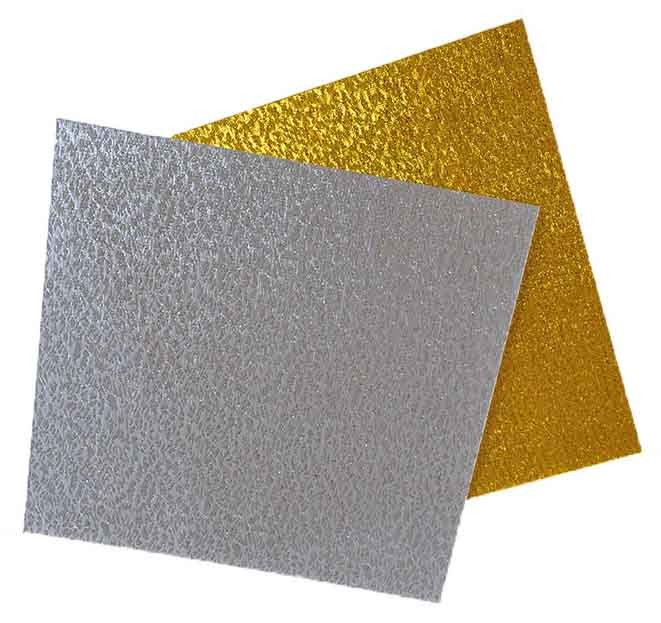 Customized 2.5mm-15mm Silver Cloth Texture Design Acrylic Sheet For Crafts