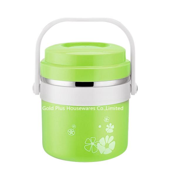 Sustainable food Jar with PP handle kids stainless steel vacuum lunch thermos 1
