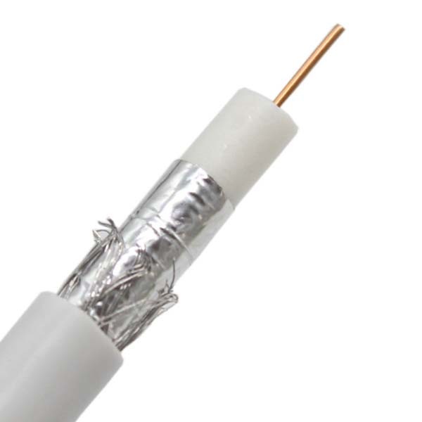 Foam PE Cu RG6 Coaxial Cable 100-200m SYWV75-5 14AWG HD Video Coaxial Cable